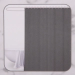 Штора для ванной EVA 180*180"Мокка» (без колец)