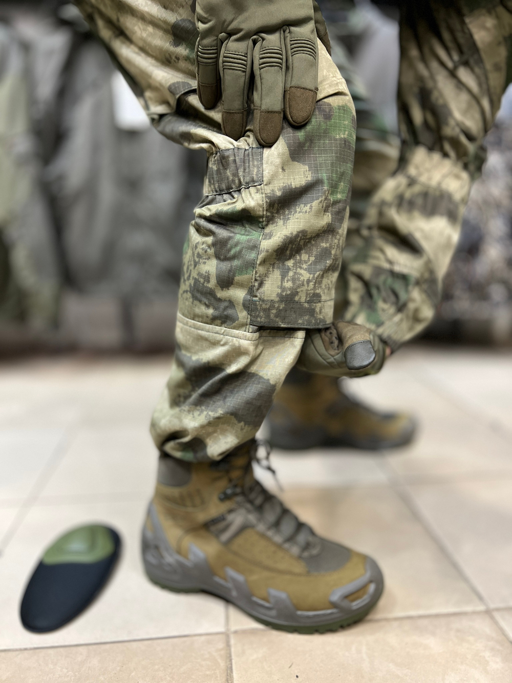 Костюм Горка 6М "Зелёный лес" с флисом, Рип-стоп (Беларусь)