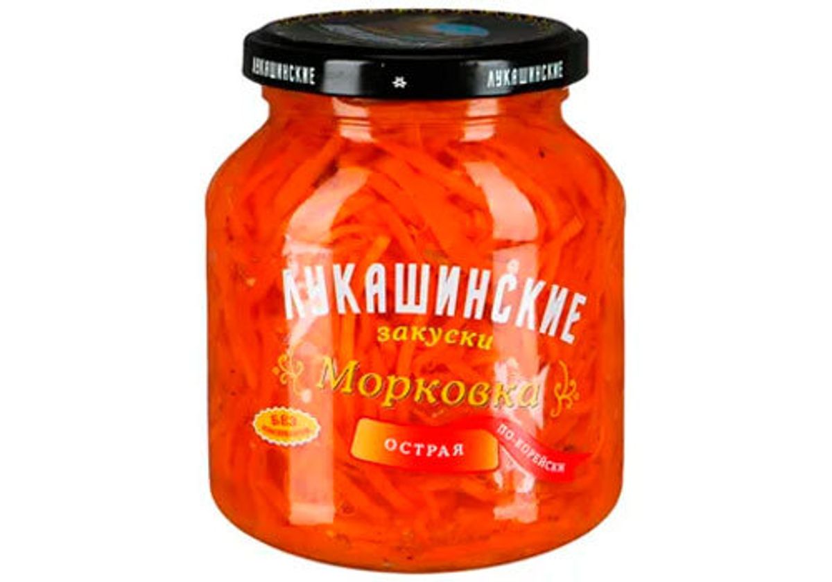 Морковка по-корейски острая "Лукашинские",  340г