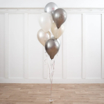 Фонтан шаров "Серебряный лед"