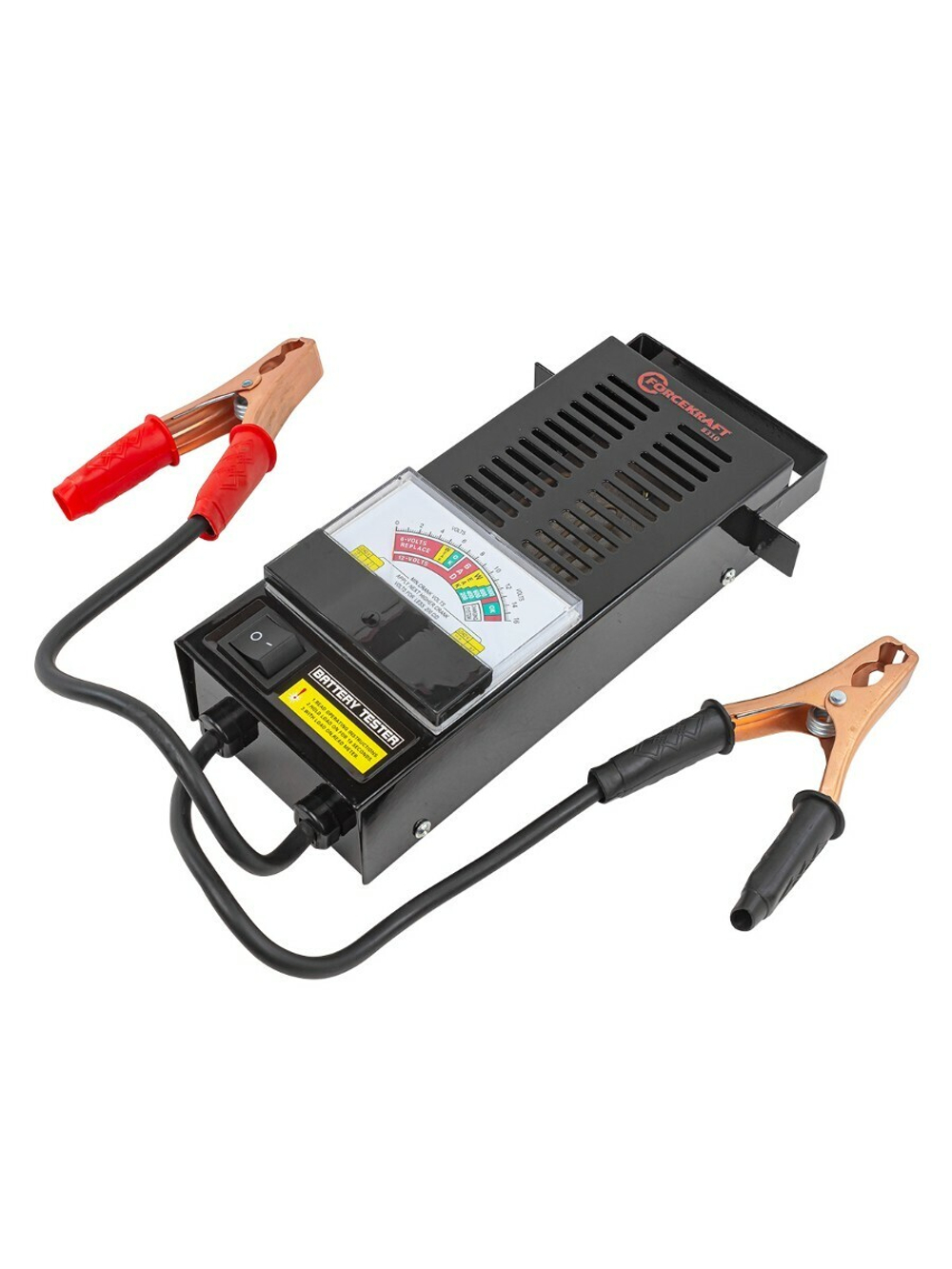 Тестер аккумуляторных батарей аналоговый (6V-12V, 100А) FORCEKRAFT FK-8310