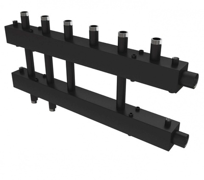 СТАЛЛ. колл. для кот. разводки(ДУБЛЕР) 1"1/2х1"-2+2конт. ASKON