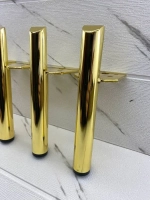 Мебельные ножки металлические Золотые под диван тумбу шкаф