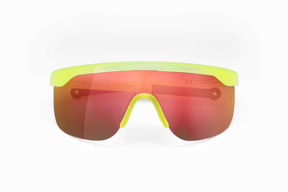 Спортивные очки AVEO Iride / Fluo Yellow / Red Mirror Lens