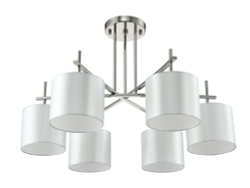 Люстра Crystal Lux SERGIO PL6 NICKEL