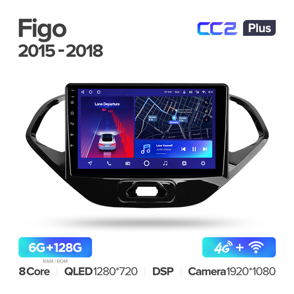 Teyes CC2 Plus 9"для Ford Figo 2015-2018