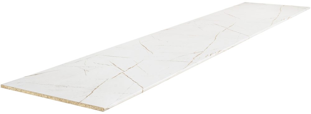 Столешница Белый Каспий 600х38х3000 вл R3