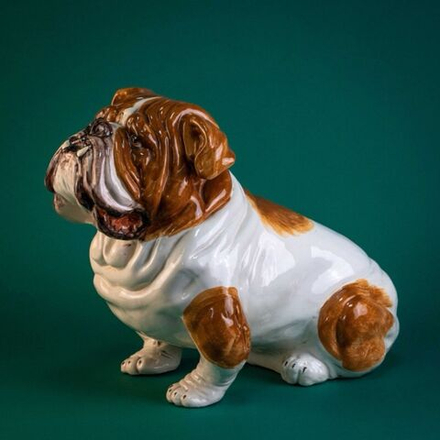 Винтаж: Статуэтка собаки «Английский бульдог»