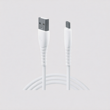 Кабель USB - MicroUSB BC (5А) Белый