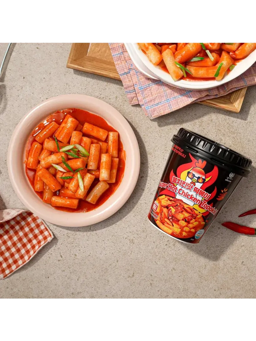 Токпокки в Остром соусе, в соусе Острая Курица 120 г * 2 шт