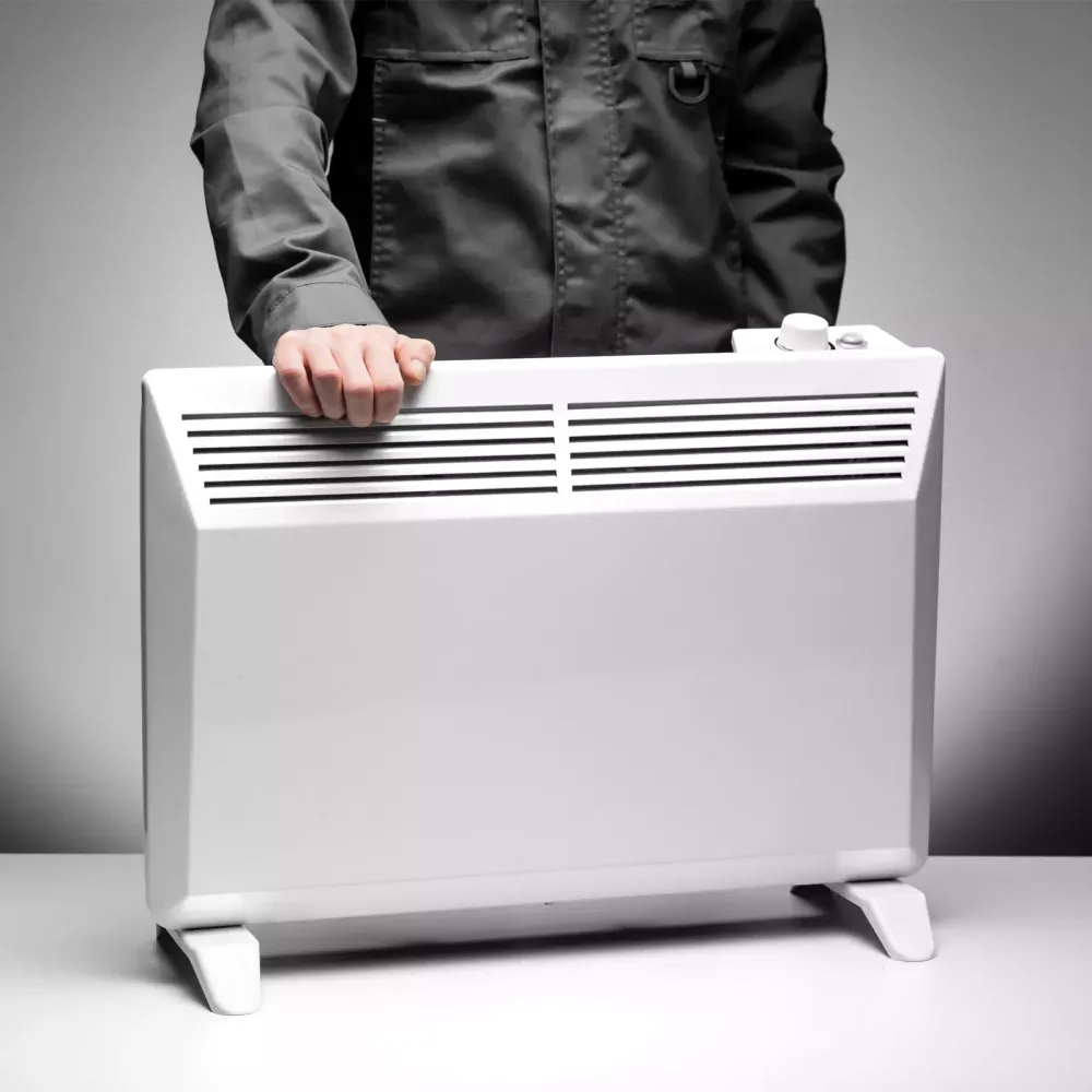 Конвектор электрический XCE-1500, 230 В, 1500 Вт, X-образный нагреватель Denzel, 98116