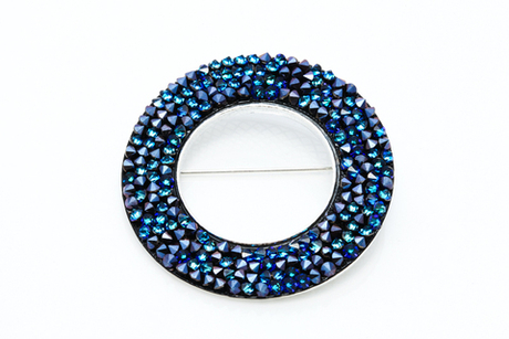 "Loop" брошь в серебряном покрытии из коллекции "At sing" от Jenavi