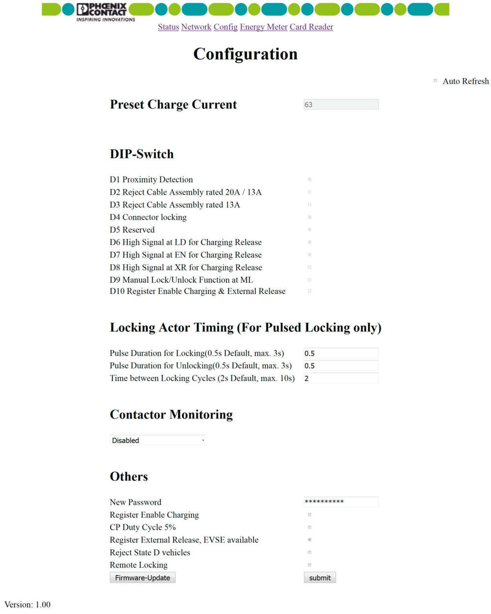 1018702 - EV-CC-AC1-M3-CBC-RCM-ETH-3G - AC yправление зарядкой