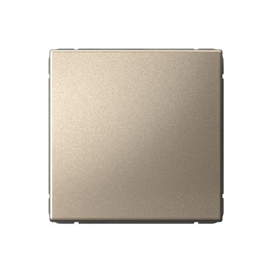 Выключатель кнопочный 1-кл. ArtGallery быстрозажим. клем. механизм шампань SE GAL000515S