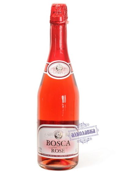 Игристое вино Боска Анниверсари розовое полусладкое 0,75л 7,5%