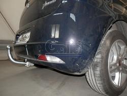 Фаркоп оцинкованный Galia F101A для Opel Corsa D 2006-2014, FIAT Grande Punto 2005-2010, Grande Punto Evo 2005-2010, Alfa Romeo MiTo 2008-2018(паспорт и сертификат в комплекте)(без электрики)