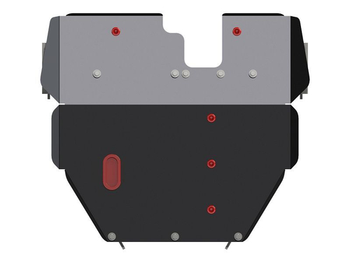 Защита картера и КПП Sheriff для Mitsubishi Colt V (CJ) 1996-2003 арт.14.0123