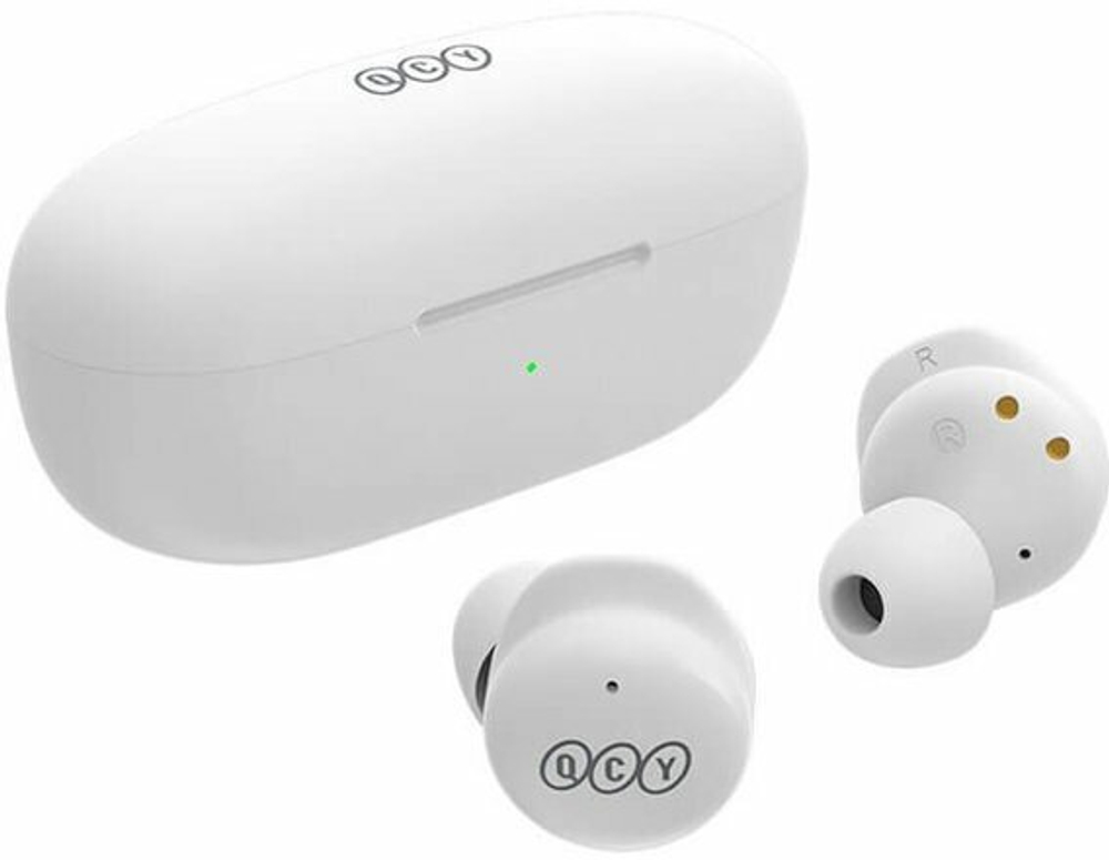 Беспроводные наушники QCY T17 white, white