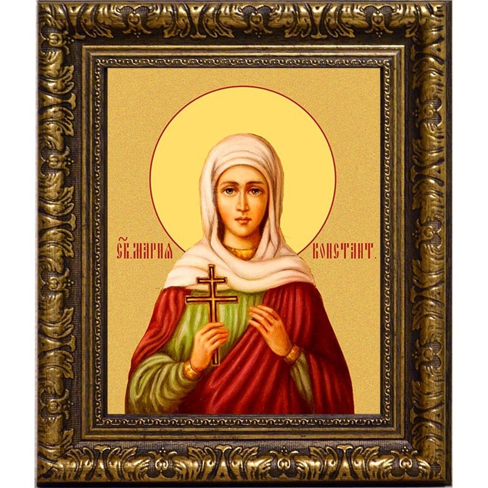 Мария Константинопольская (Патрикия) святая мученица. Икона на холсте.
