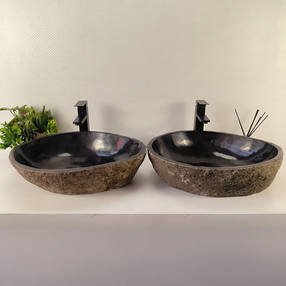 Раковина из речного камня ПАРА! RS-74900 57*45*15 0865