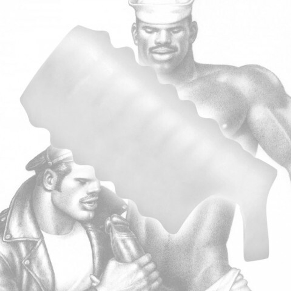 Ребристая насадка для утолщения Tom of Finland Прозрачный