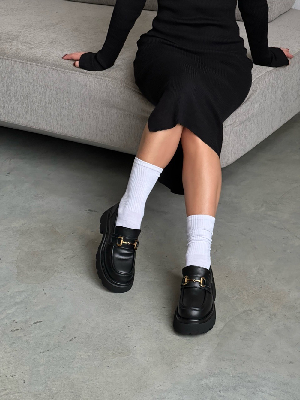 Лоферы из натуральной кожи