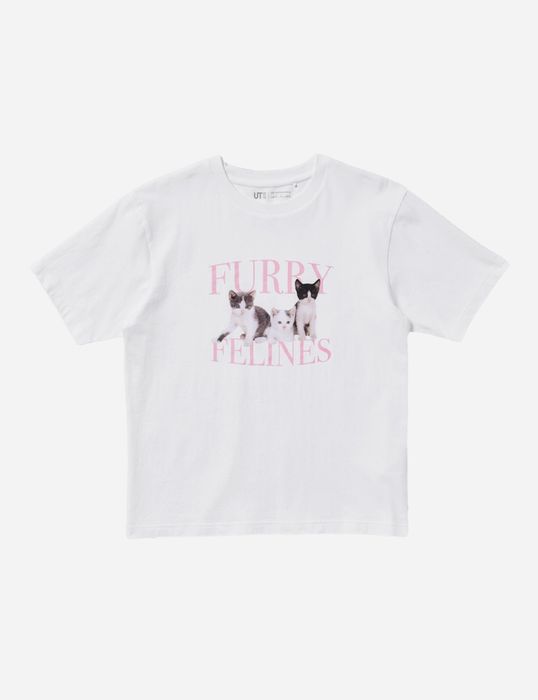 Uniqlo Furry Felines T-Shirt