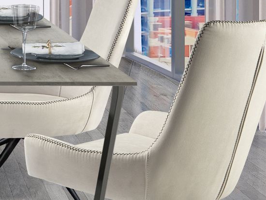 Стул на колесиках Diane белый Испания 