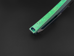 Складной нож Magpie M390 CrystalTi green