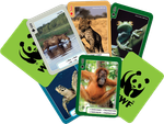 Игральные карты 54 штуки WWF "Исчезающие виды" WWF009 в коробке