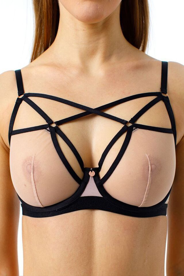 Бюстгальтер со стрэпами Topless