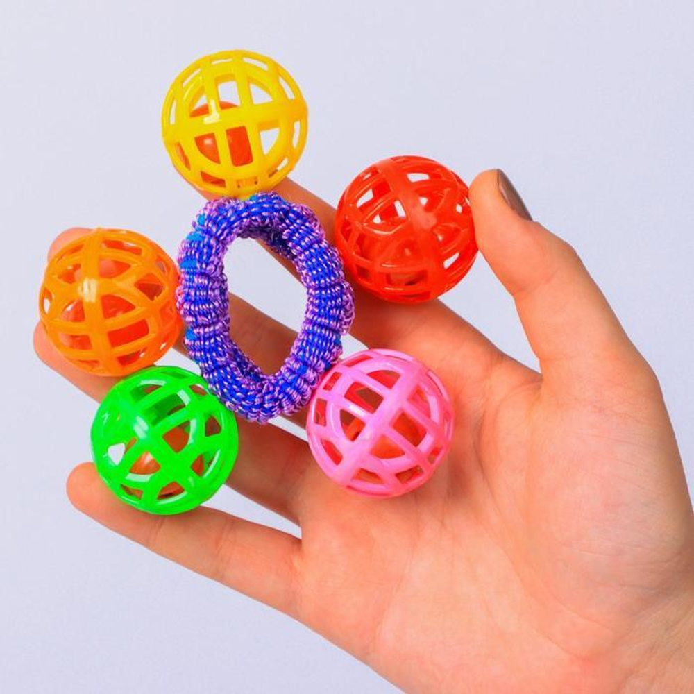 2593587 Погремушка-браслет «На ручку № 3», цвета МИКС