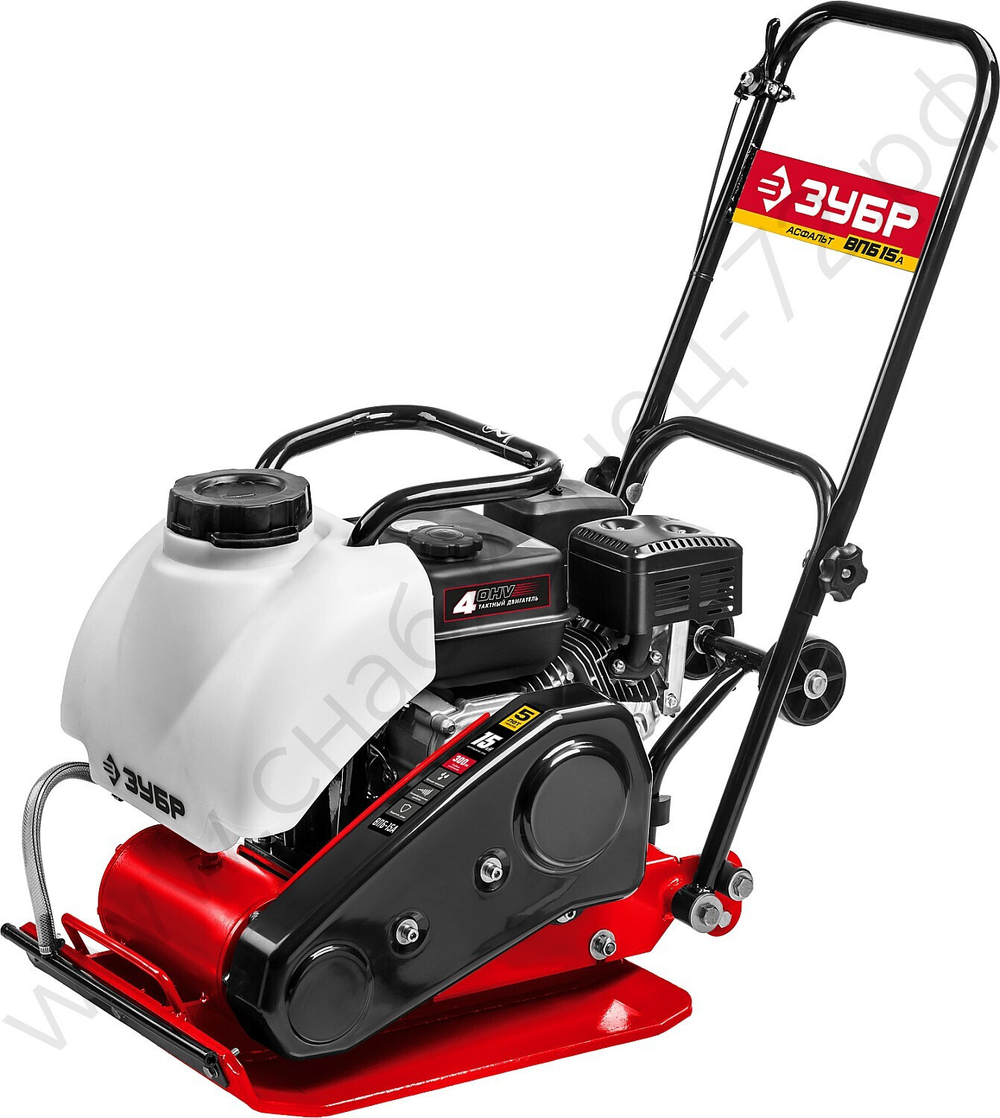 ЗУБР 15 кН, 80 кг, бензиновая виброплита (ВПБ-15 А)