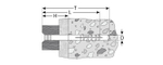Дюбель-гвоздь нейлоновый, потайный бортик, 6 x 60 мм, 100 шт, ЗУБР Профессионал