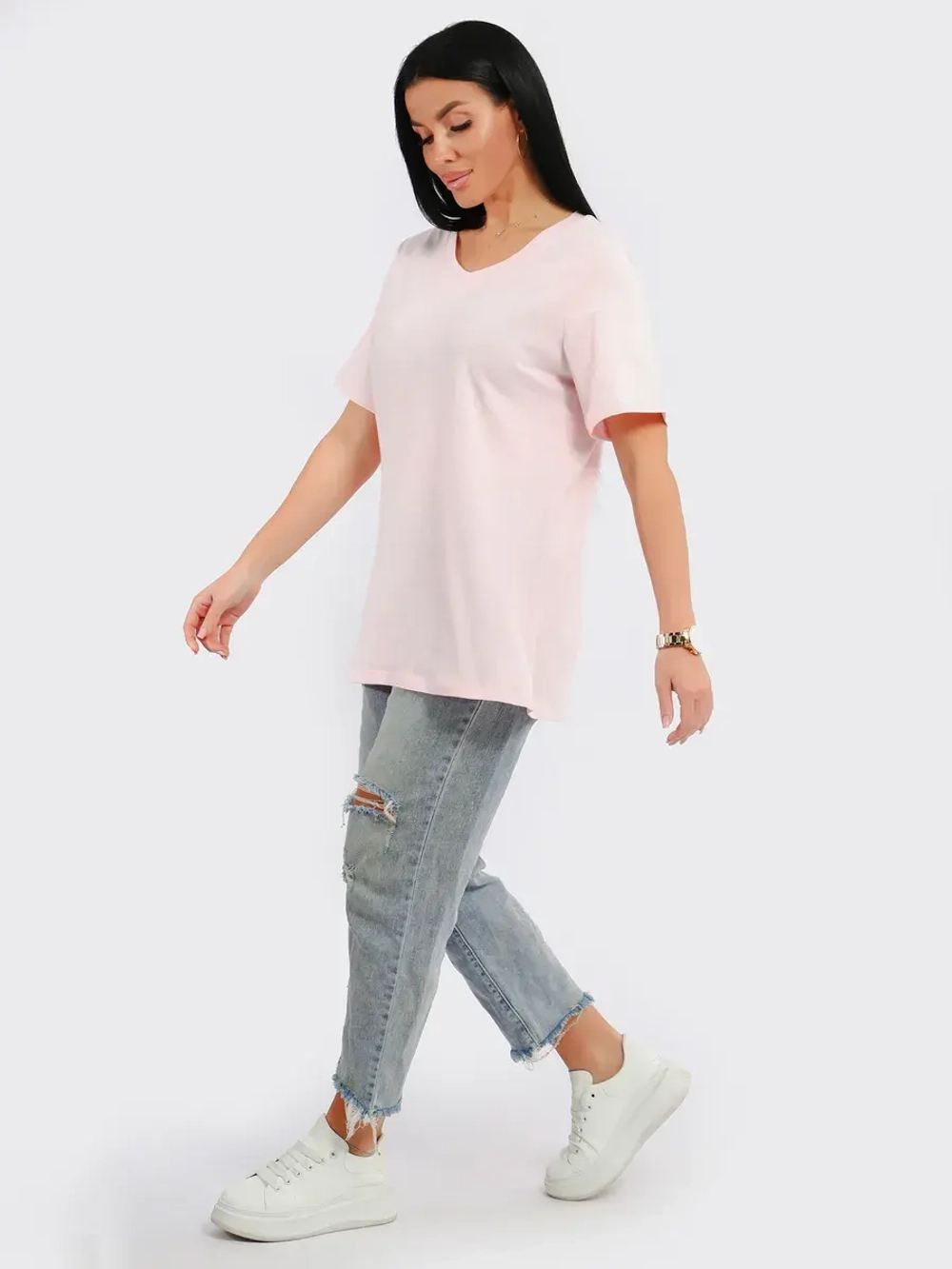 Футболка базовая большие размеры