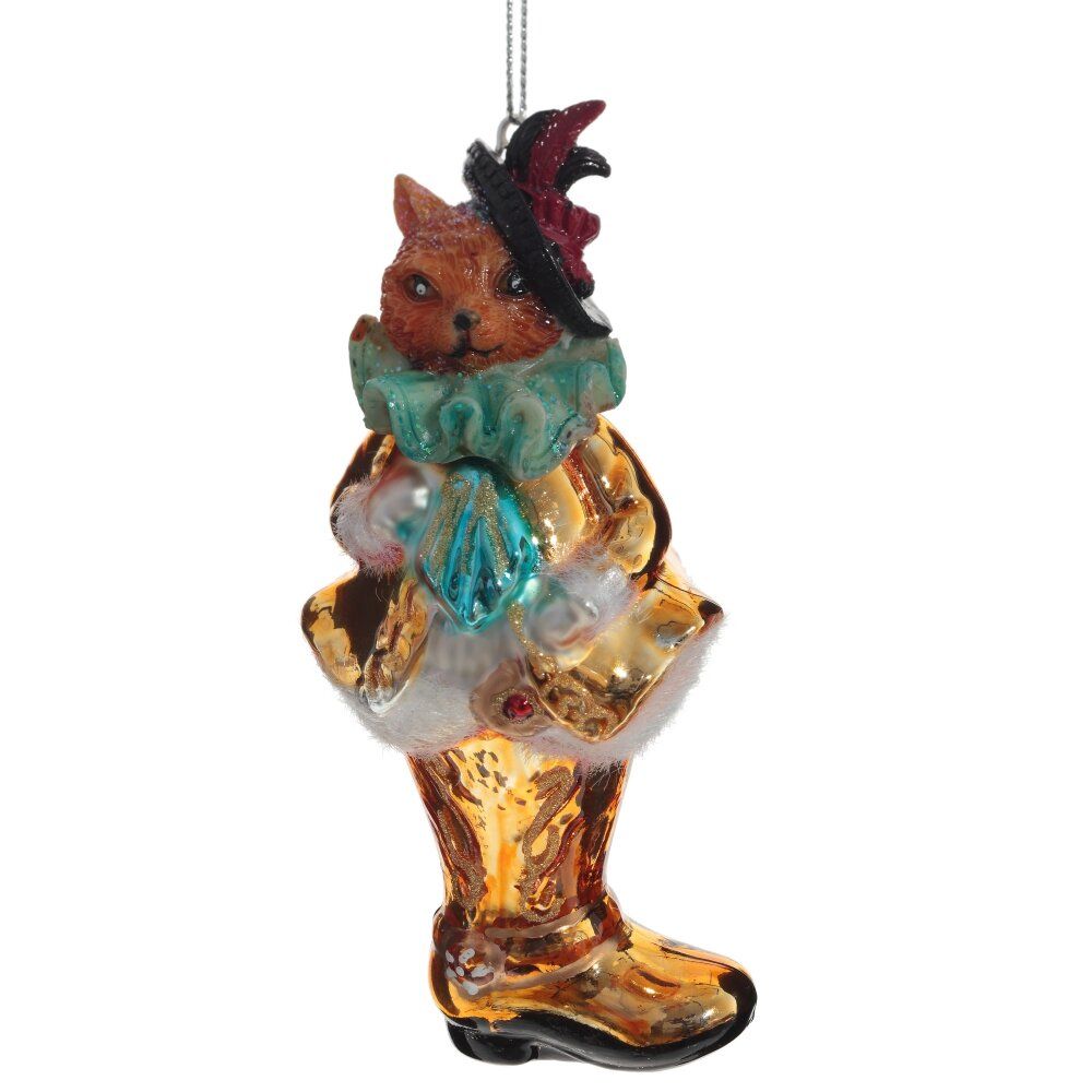 GAEM Украшение новогоднее "Кот", L6,5 W5,5 H13 см, 4в.