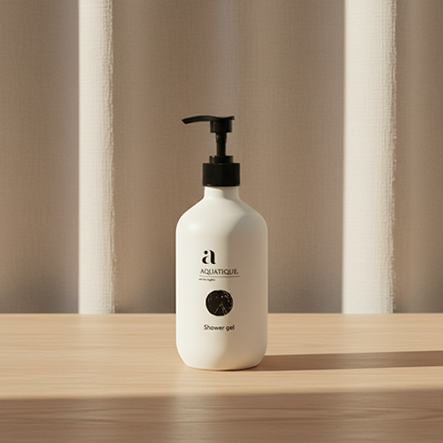 Гель для душа Aquatique (20 шт.) диспенсер белый 300 мл