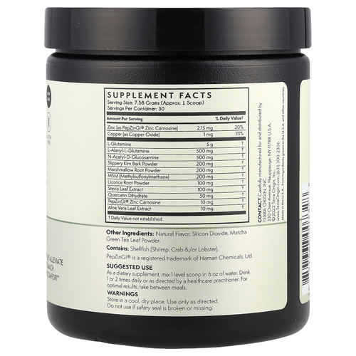 Terra Origin, Healthy Gut ™, зеленый чай матча, 227,4 г (8,02 унции)