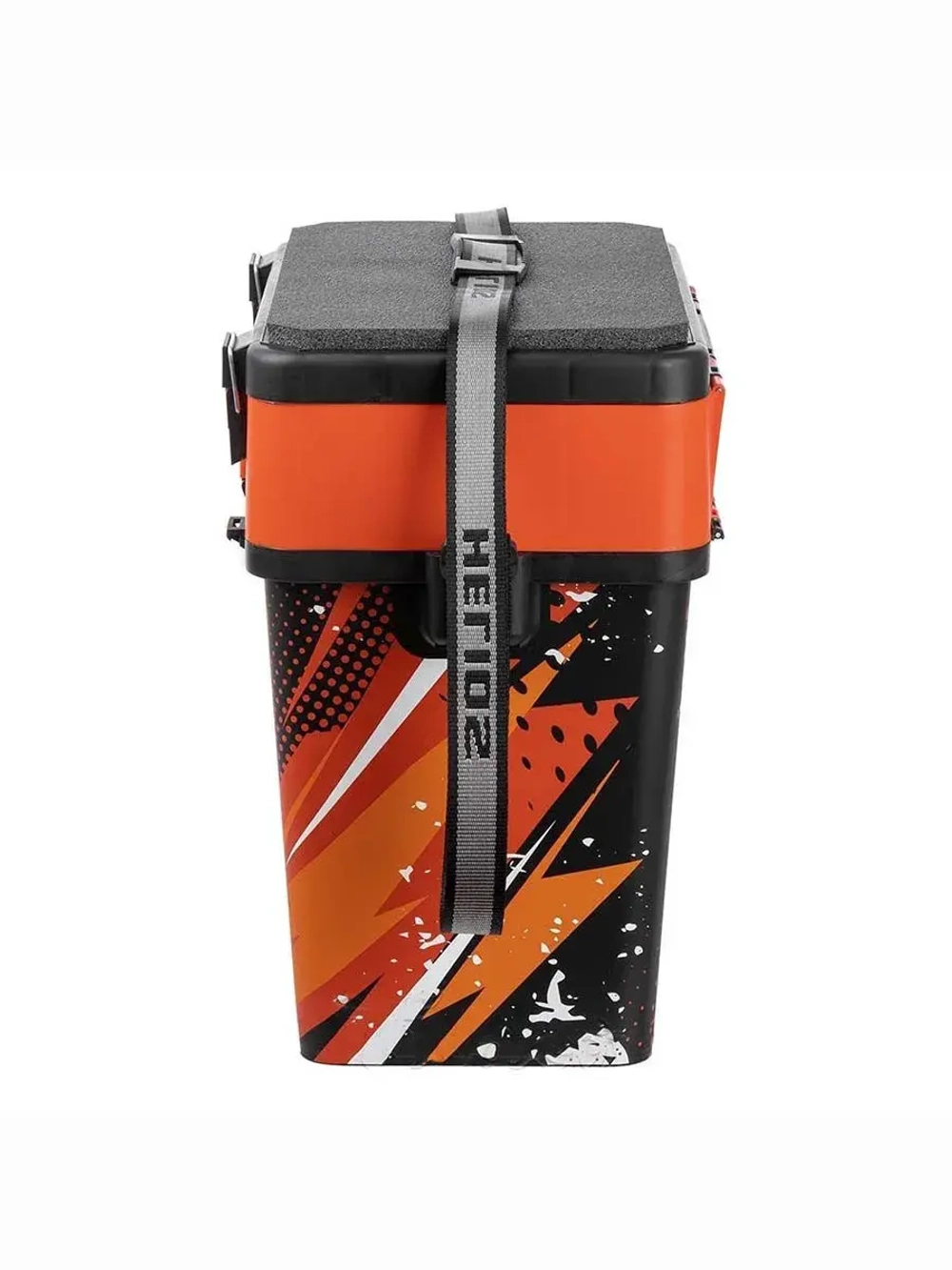 Ящик рыболовный зимний для хранения снастей PIKE оранжевый