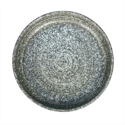 Тарелка с бортом d 17,5 см h2,8 см глазурь Glossy Stone Untouched Taiga P.L. Proff Cuisine [1]
