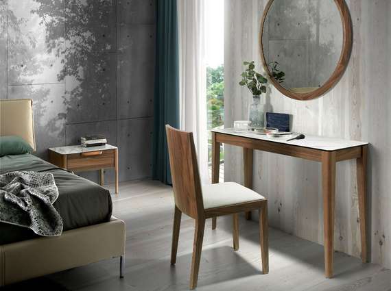 Консоль Angel Cerda 3082 из ореха с керамической столешницей