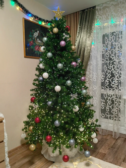 Ель искуственная Царь елка Русская красавица премиум 210 см