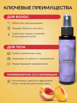 Спрей Armoule Fleur Narcotique для волос и тела 20 в 1