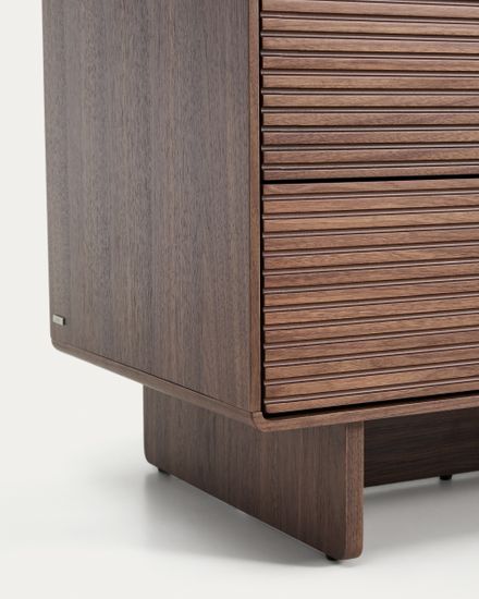 Комод Norlen с 6 ящиками шпон ореха 120 x 75 см