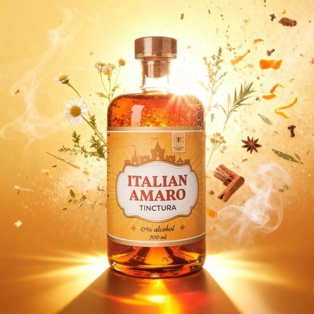 Напиток ликер безалкогольный ITALIAN AMARO 0,7л Tinctura Anima