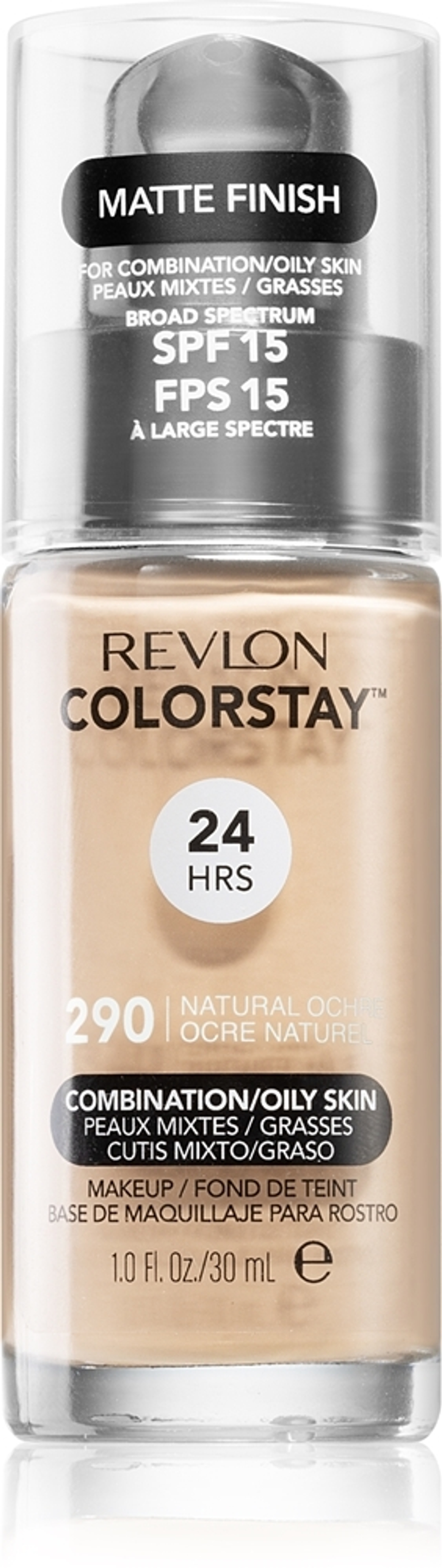 Revlon Cosmetics ColorStay - Долговечная матирующая тональная основа для жирной и комбинированной кожи, 30 ml