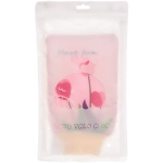 Мочалка - варежка массажная «Premium - KASKATA», цвет розовый, 24*15см (ZIPпакет)