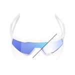 Спортивные очки с диоптриями 100% SPEEDCRAFT LE Bastille - Pearl White Glitter - Blue Mirror Photochromic Lens