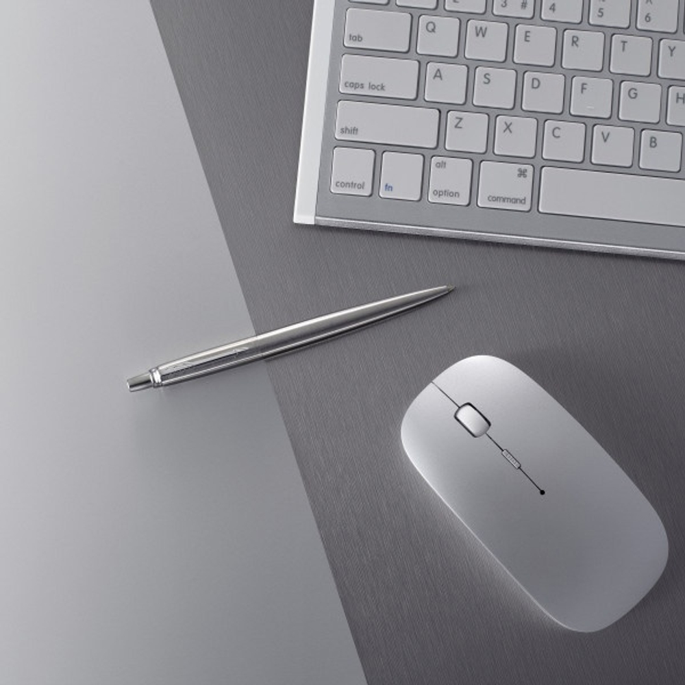 Шариковая ручка Parker Jotter Core K61 Stainless Steel CT , стержень: Mblue в блистере