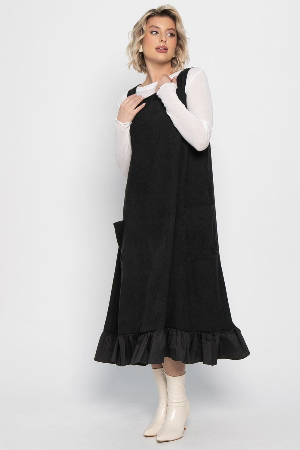 Сарафан бохо (черный) П14983-10М LT Collection